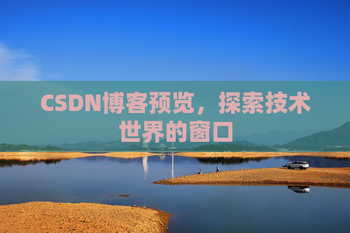CSDN博客预览，探索技术世界的窗口